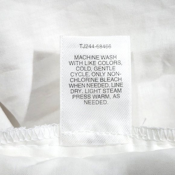 Pendleton White Eyelet Dress Sleeveless Textured Palm Desert - Picture 7 of 8